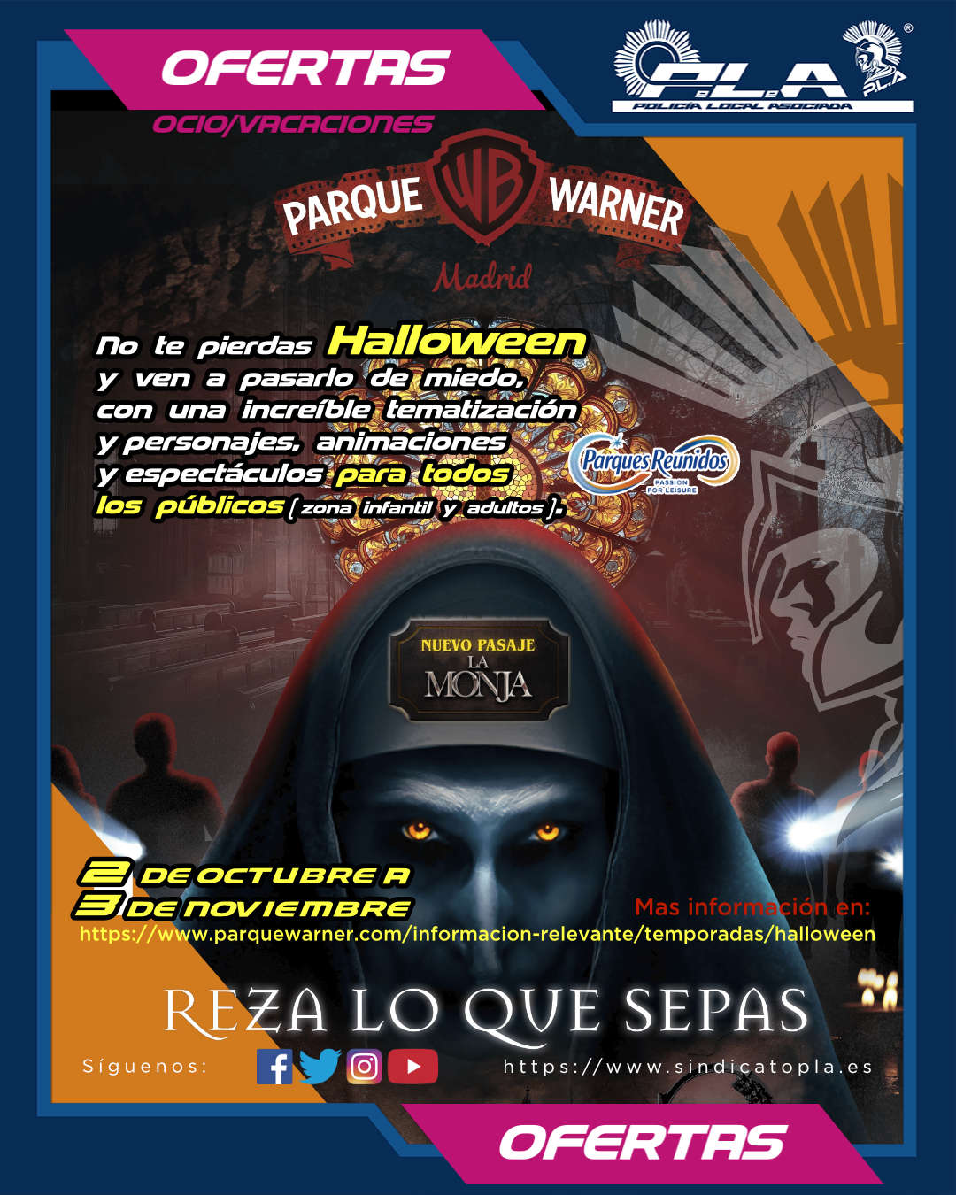 Halloween en Parque Warner